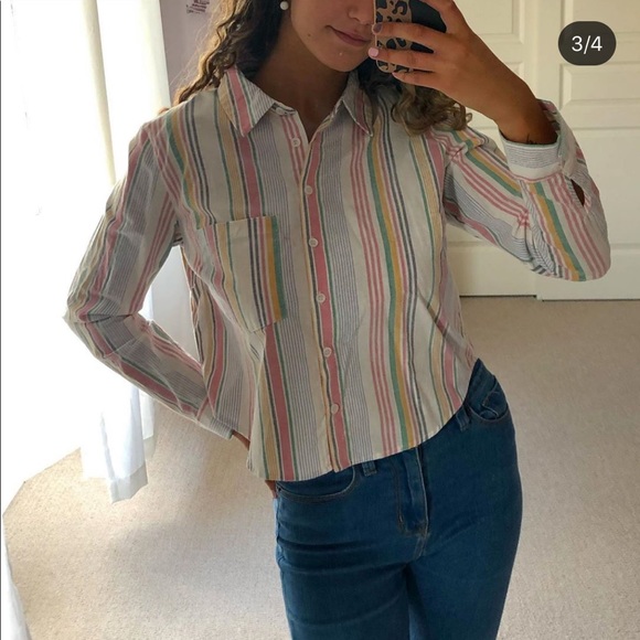 70’s striped polo - Picture 2 of 3